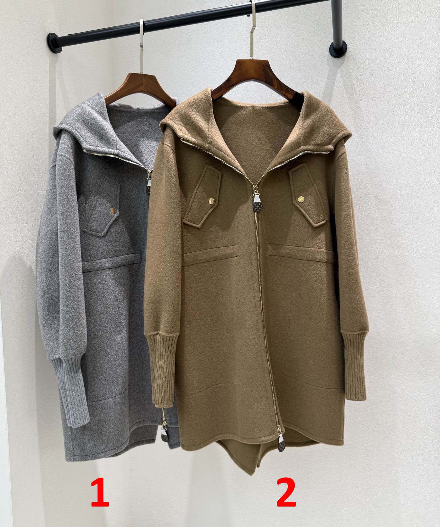 LU Wool Woman  Coat  2 Color's