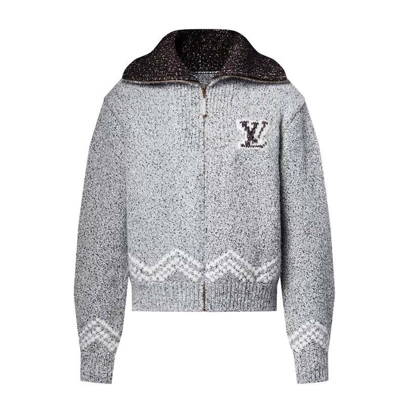 LU Sweater Jacket Monogram Man IOFF