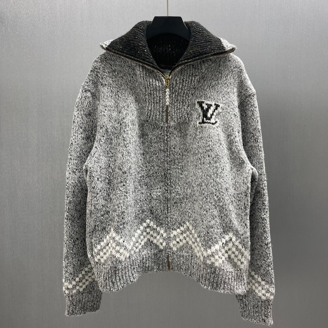 LU Sweater Jacket Monogram Man IOFF