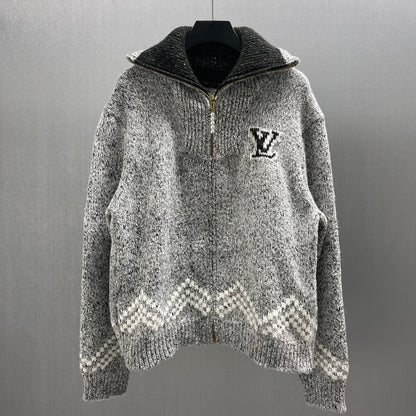 LU Sweater Jacket Monogram Man IOFF