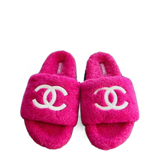 CHL Fur Slippers 3 Color's Woman 42