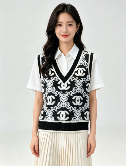 CHL Woman  sweater Vest  4 Color's