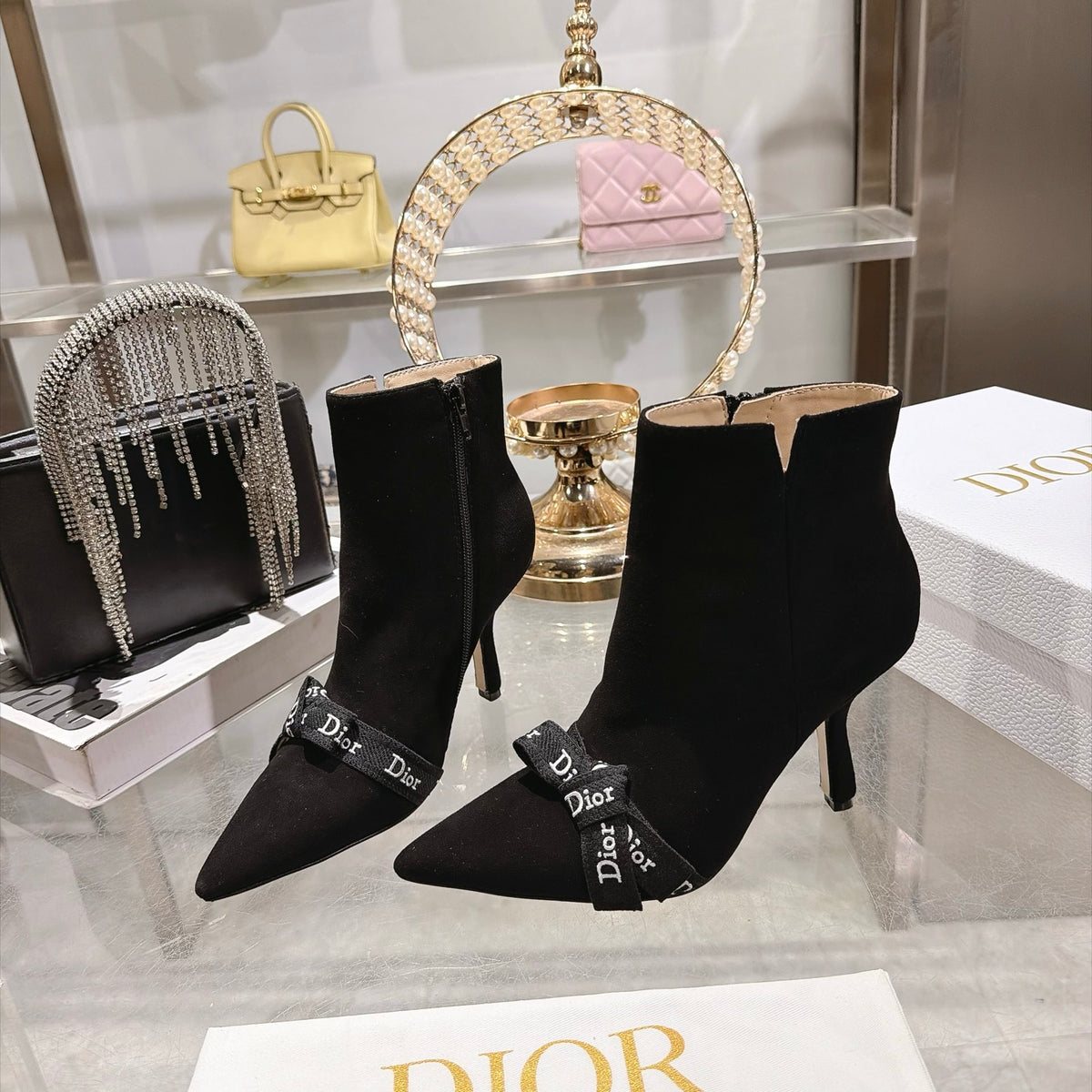 CHD High Heels Boots Woman  2 Color's