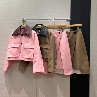 VOT VENET  Jacket skirt set s SQ limited pink