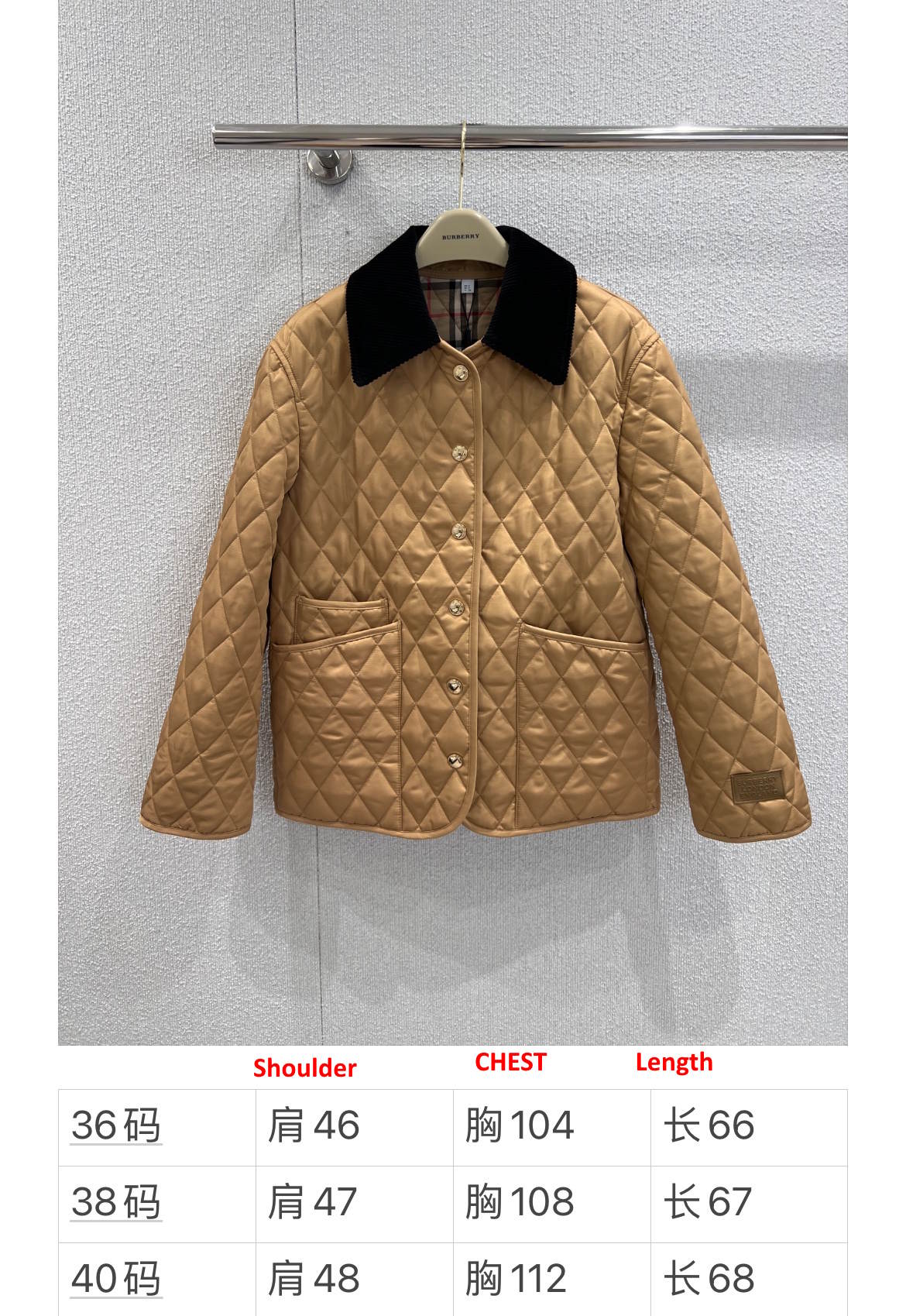 BURBBER Quilted  Jacket Woman IOFF