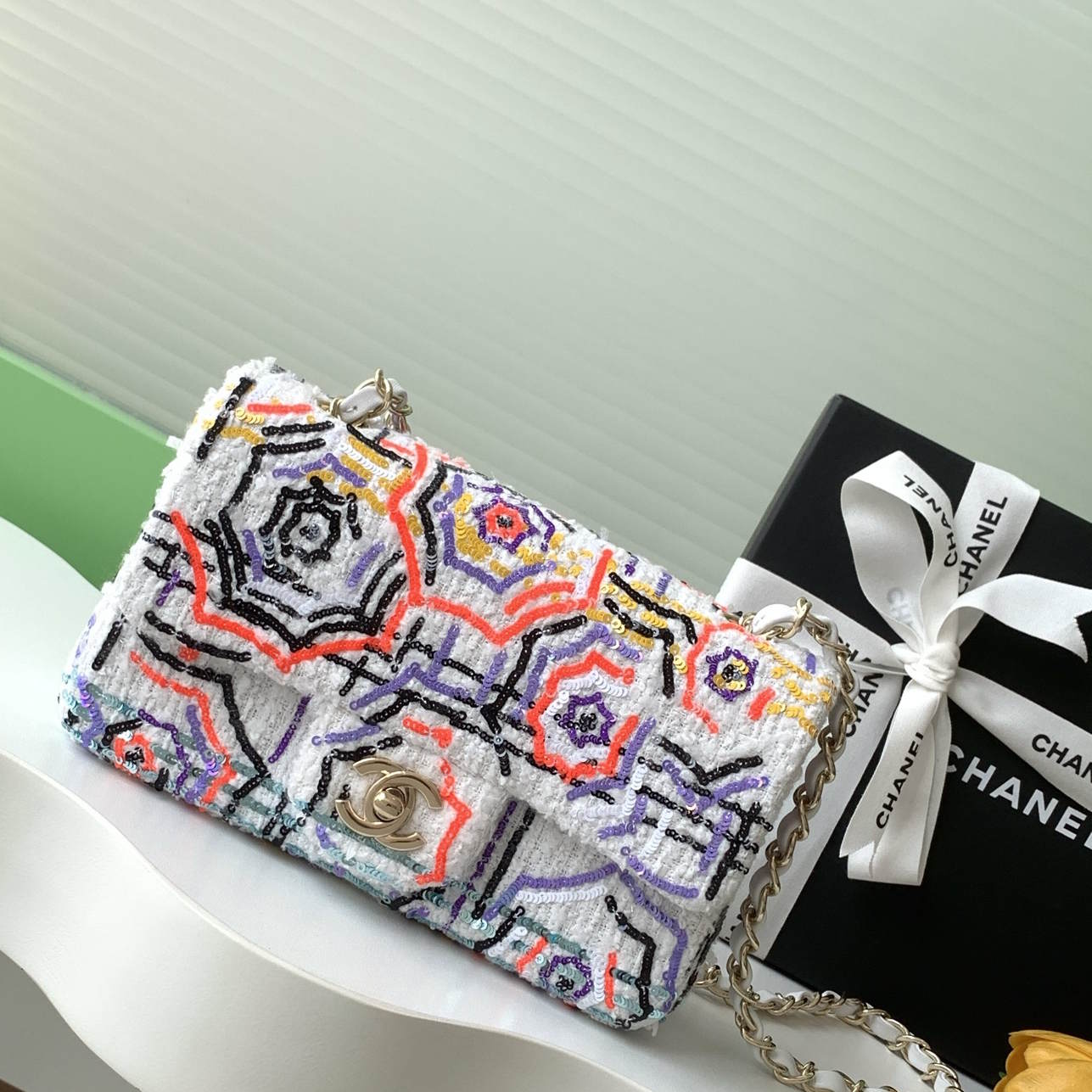 CHL Bag 2 Color's Sequined 22 cm