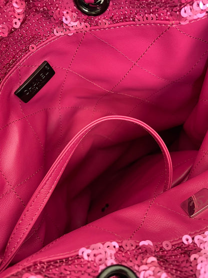 CHL Sequin Shopping  Bag  3 Color 's 39 cm