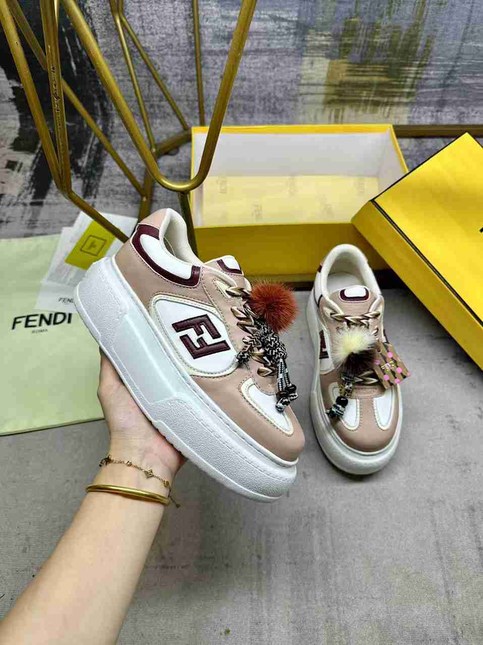 FEN  Sneakers Woman Platform 4 Color's