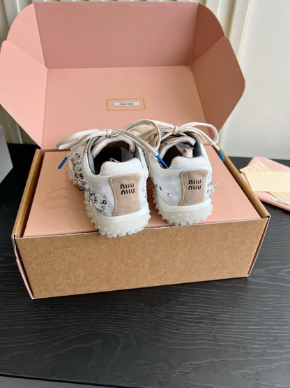 MI MI  Trail Grip Embellished Sneakers Woman