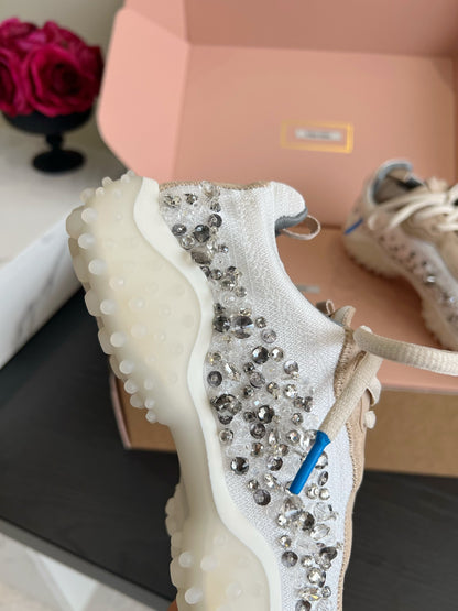 MI MI  Trail Grip Embellished Sneakers Woman