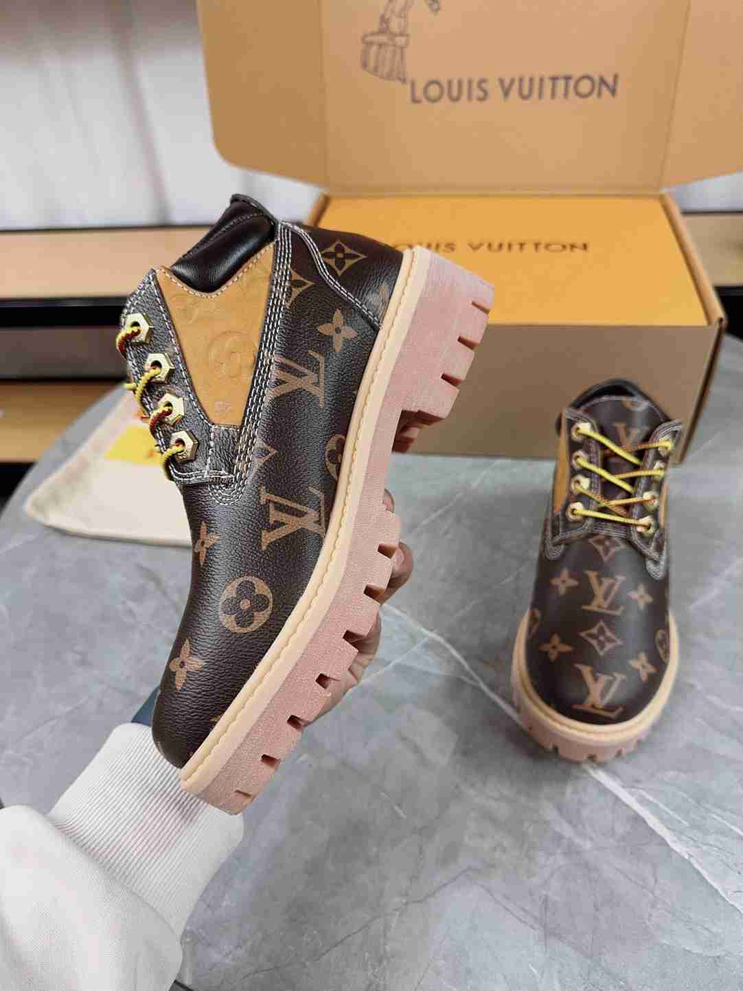 LU vs TIMBER LAND Boots Unisex 3 Color 's