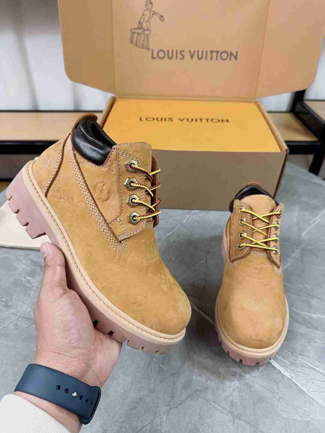 LU vs TIMBER LAND Boots Unisex 3 Color 's