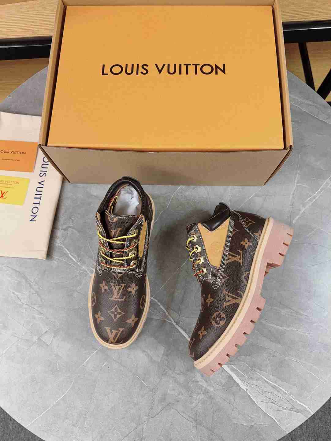 LU vs TIMBER LAND Boots Unisex 3 Color 's