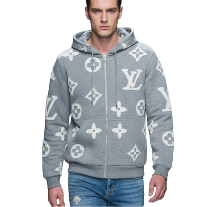 LU Man Jacket Hoodie Monogram