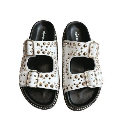 MIU MI  Slippers Sandals 2 Color's Woman