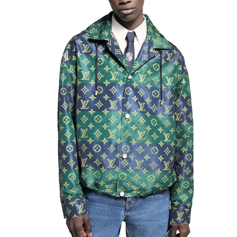 LU  Monogram Printed Coach Man Jacket