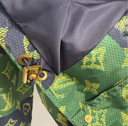 LU  Monogram Printed Coach Man Jacket