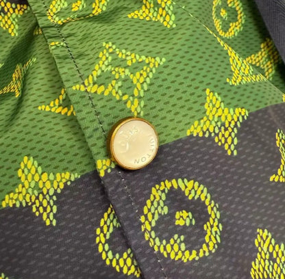 LU  Monogram Printed Coach Man Jacket