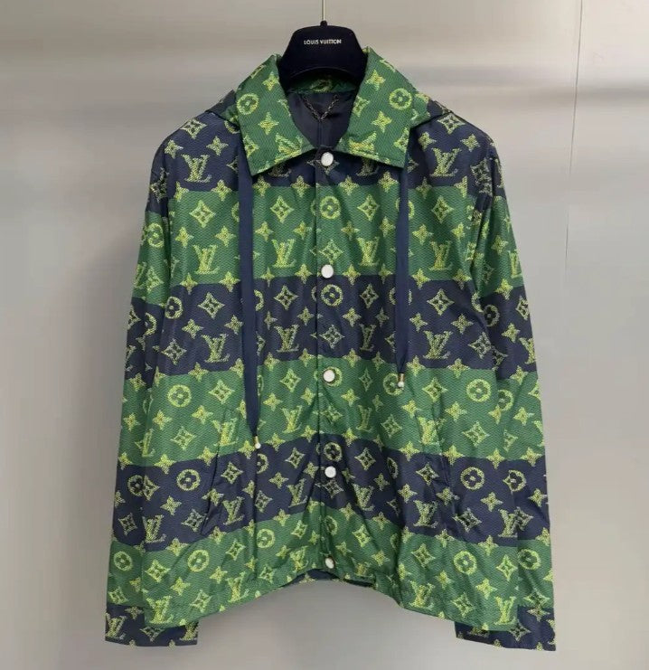 LU  Monogram Printed Coach Man Jacket