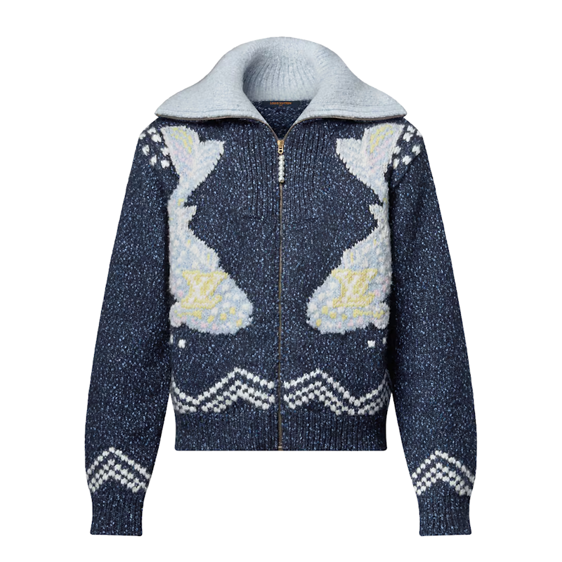 LU Sweater Jacket Monogram Man IOFF