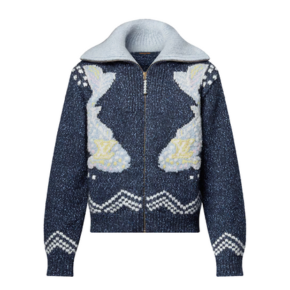 LU Sweater Jacket Monogram Man IOFF
