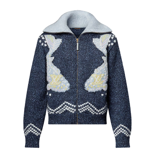 LU Sweater Jacket Monogram Man IOFF