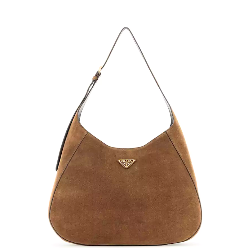 PRD Suede  Bag  Medium 28 cm