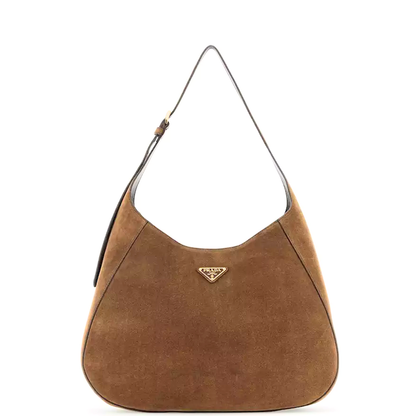 PRD Suede  Bag  Medium 28 cm