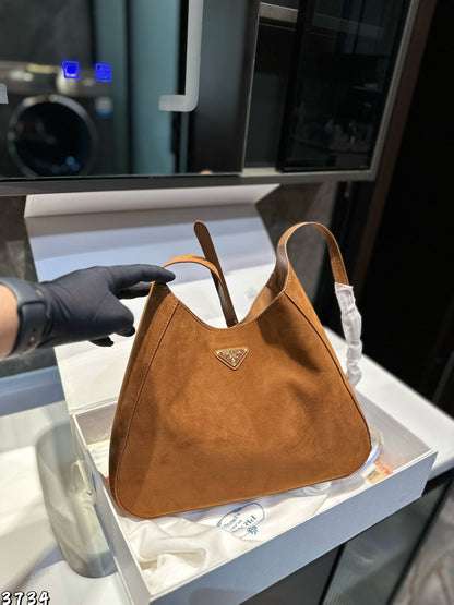 PRD Suede  Bag  Medium 28 cm