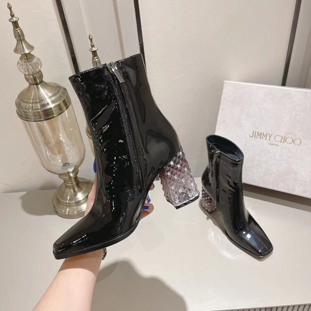 CHU  Boots Woman Low 2 Color's heels