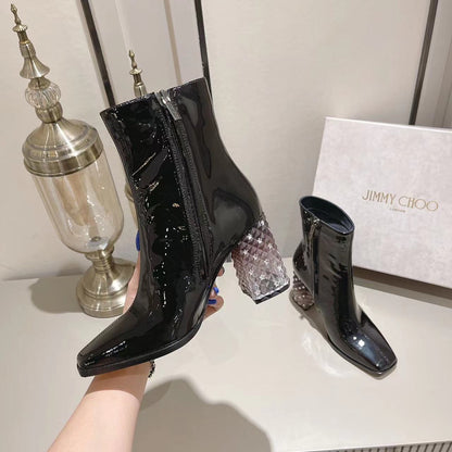 CHU  Boots Woman Low 2 Color's heels
