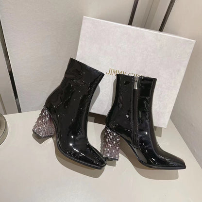 CHU  Boots Woman Low 2 Color's heels