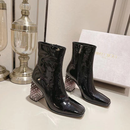 CHU  Boots Woman Low 2 Color's heels