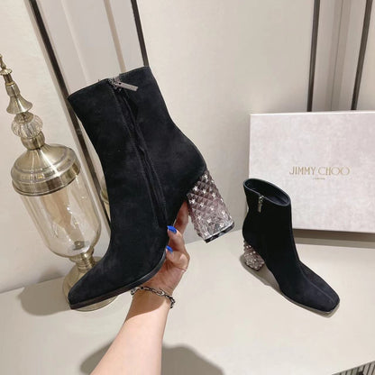 CHU  Boots Woman Low 2 Color's heels