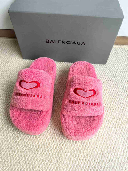 SNBAL Fur  Slippers 3 Color's Woman