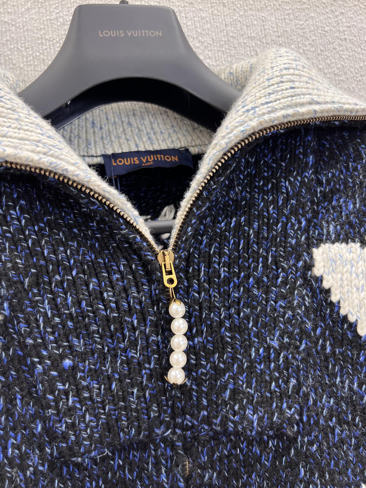 LU Sweater Jacket Monogram Man IOFF