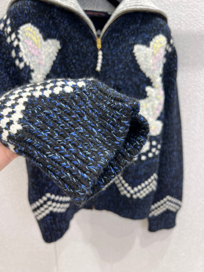 LU Sweater Jacket Monogram Man IOFF