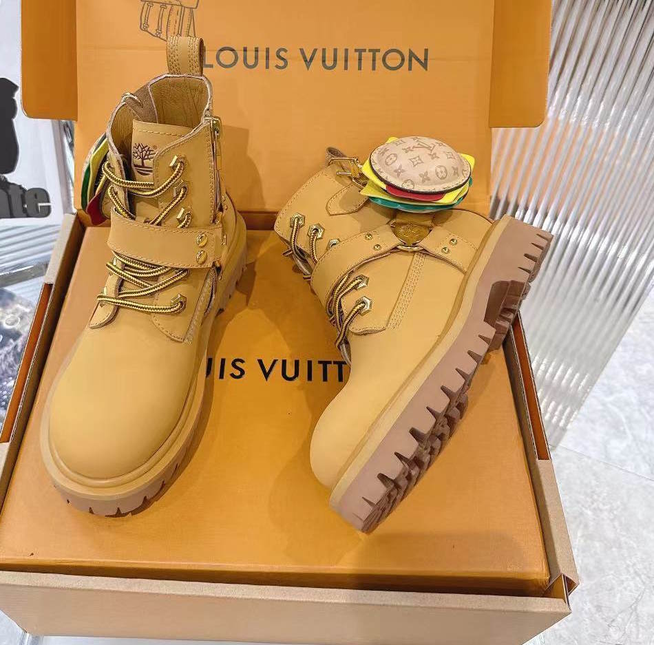 LU vs TIMBER LAND Boots Unisex 2 Color 's