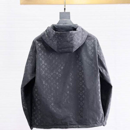 LU Man Jacket Windbreak Hoodie Monogram
