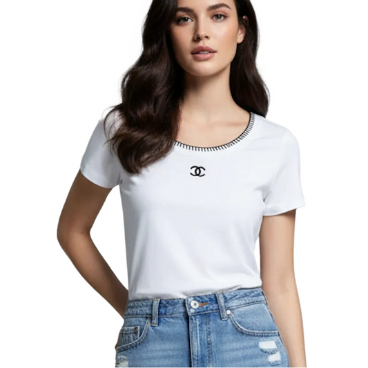 CHL  T - Shirt Woman short sleeve 2 Color's stones