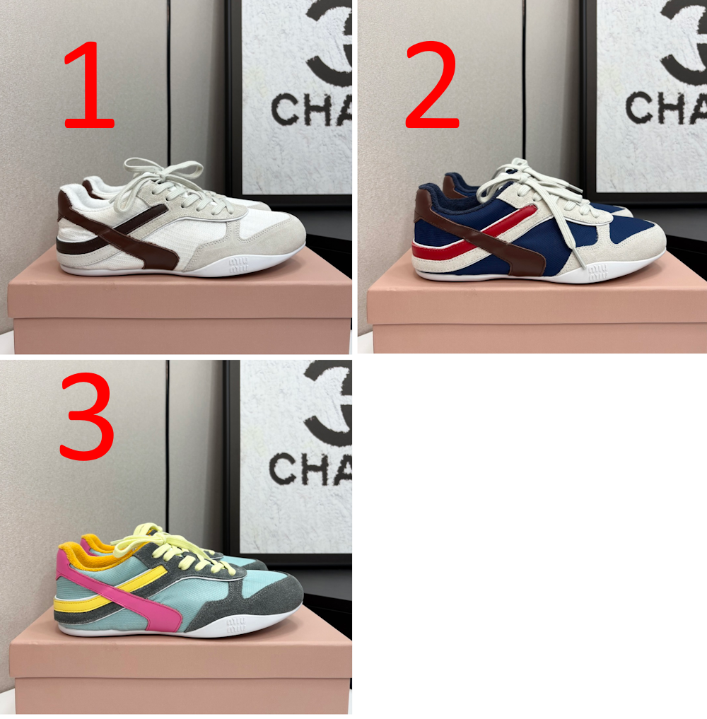 MIU Mi Sneakers 3 Color's