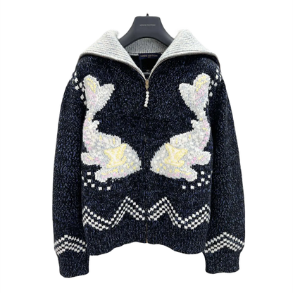 LU Sweater Jacket Monogram Man IOFF