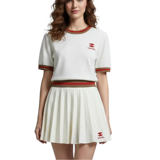 CHL Woman Sweater  Skirt set 2 Color's GQ