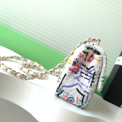 CHL Bag 2 Color's Sequined 22 cm