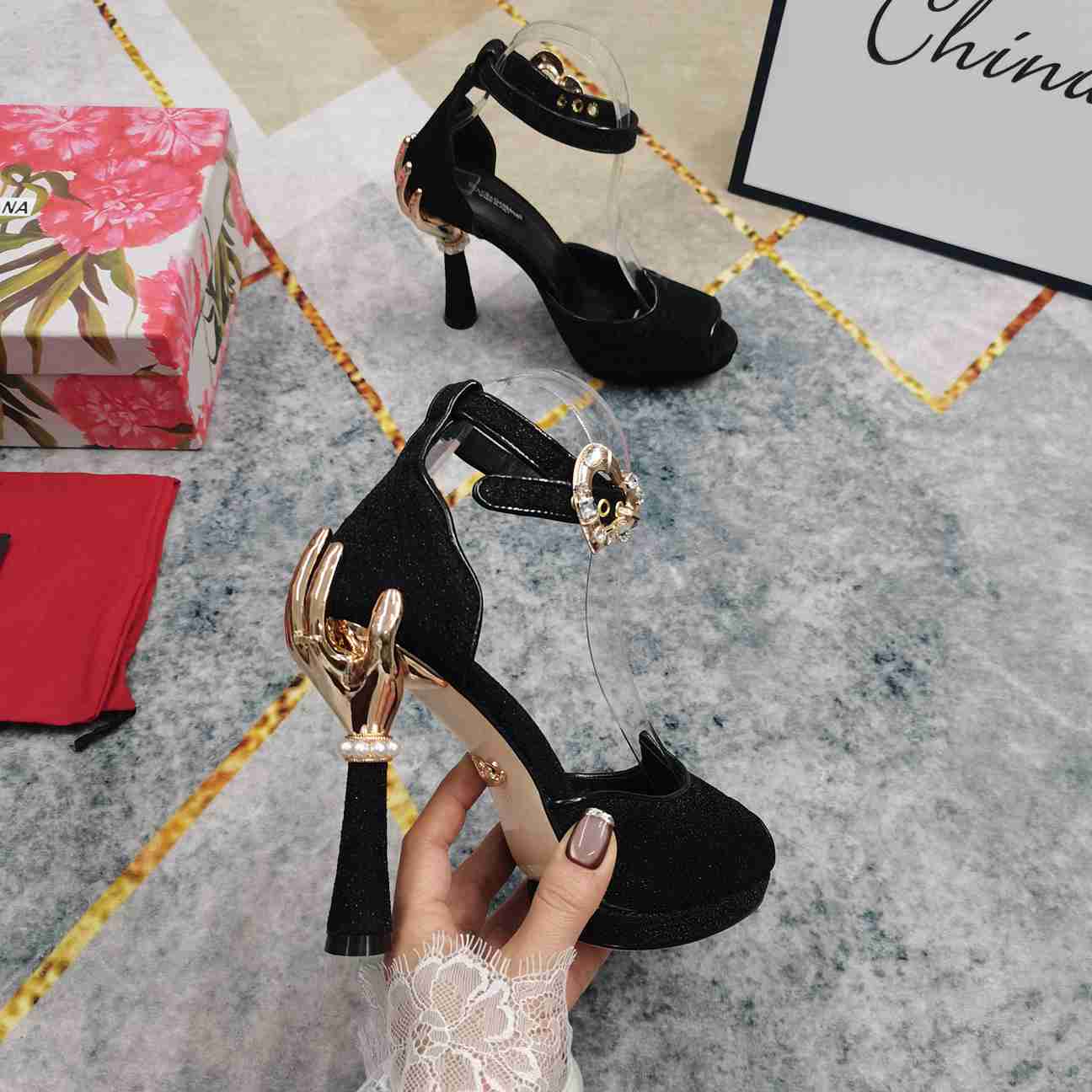 G D  Shoes Heels 9.5cm Woman 42