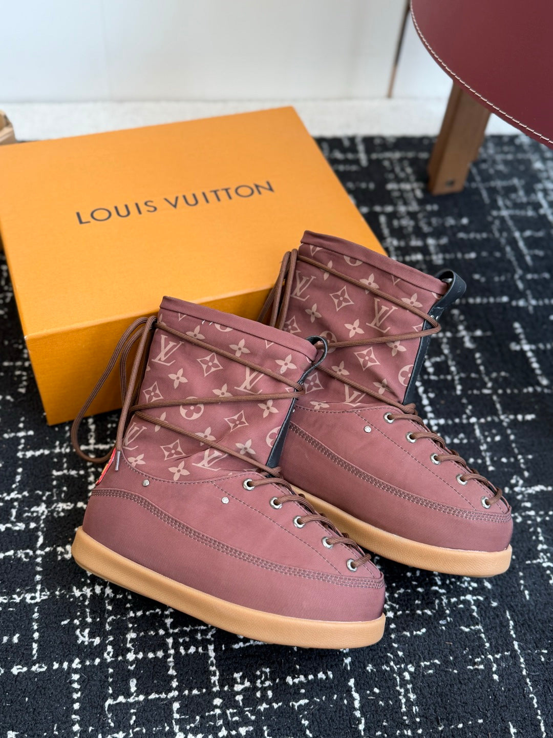 LU Puffer Boots Woman Low 2 Color's 42