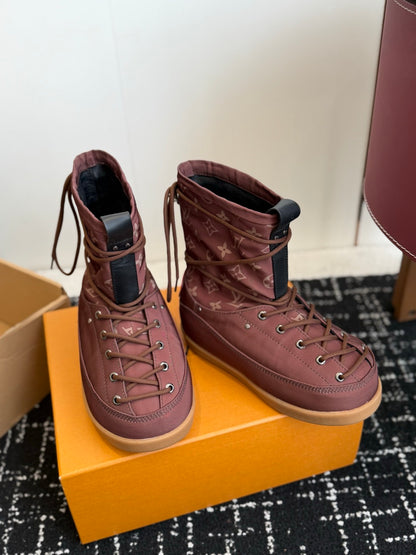 LU Puffer Boots Woman Low 2 Color's 42