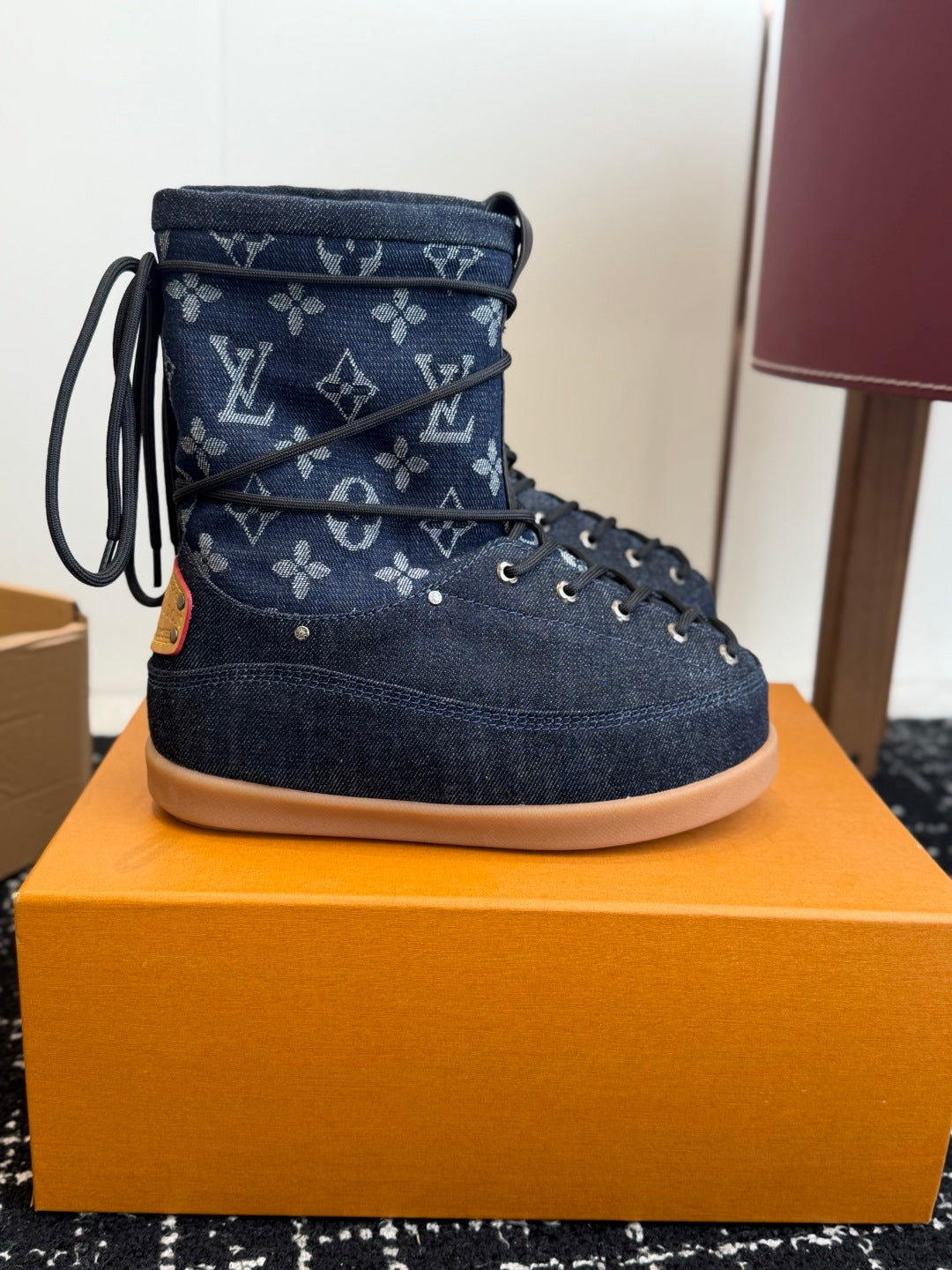 LU Puffer Boots Woman Low 2 Color's 42