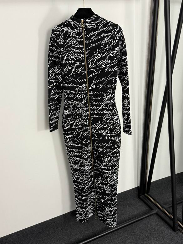 BALMA Velvet print maxi dress Limited