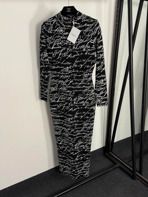 BALMA Velvet print maxi dress Limited